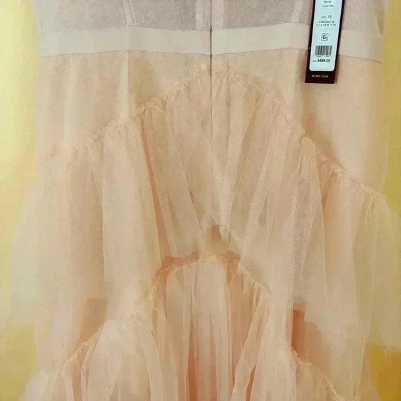 NWT BCBGMAXAZRIA Pink/Mauve Corset Tulle Tier “Taylor Swift” Gown Dress Size 12 - Picture 12 of 16